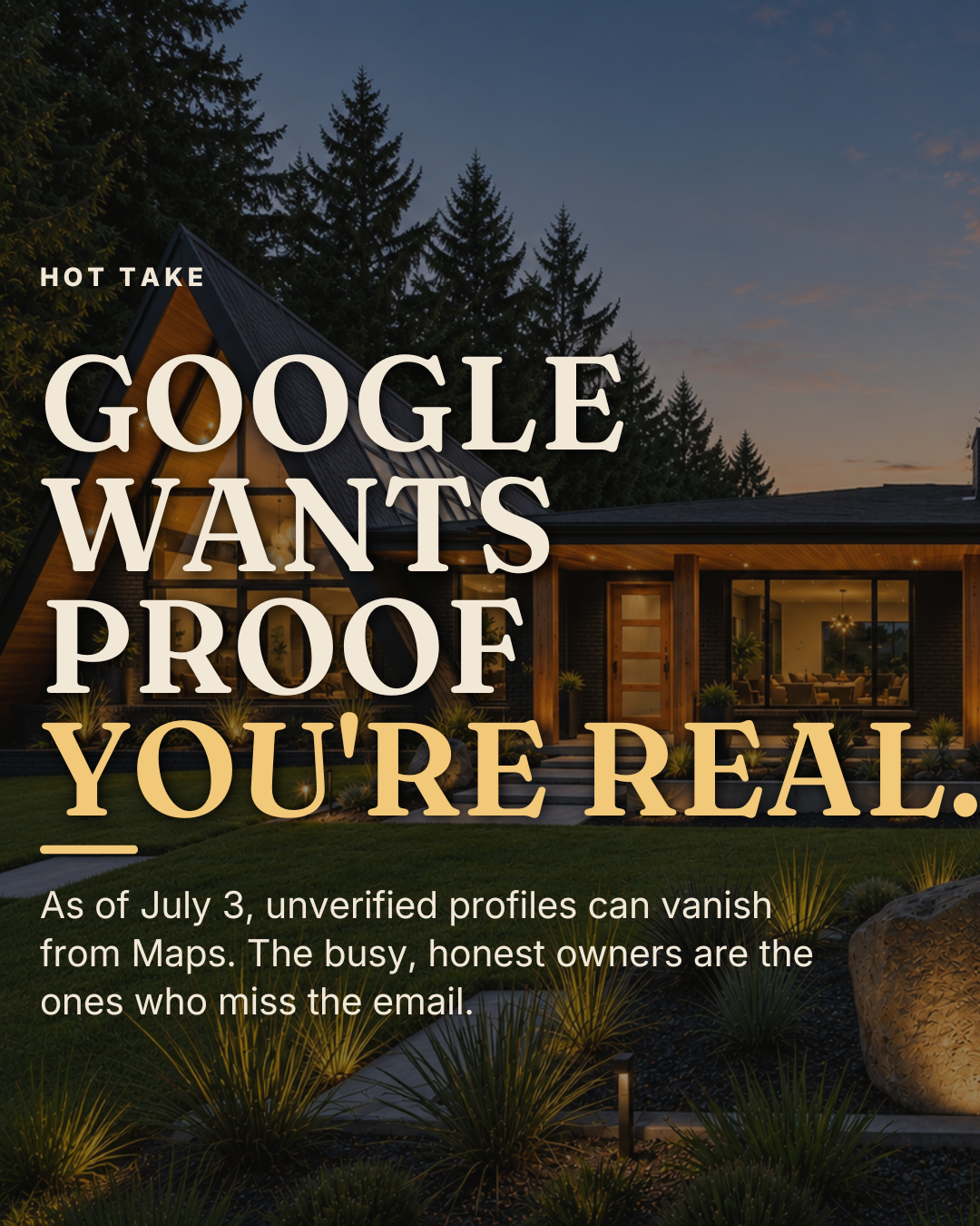 Is Google About to Make You Prove Your Business Is Real on Video?